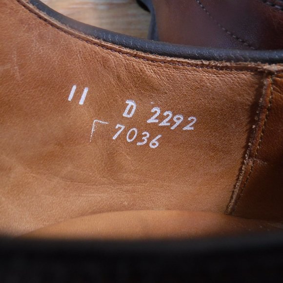 Allen Edmonds Brown Leather Mens Size 11 main image 4